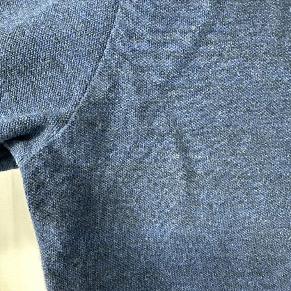 Polo Ralph Lauren Polo Mens XLT Blue Long Sleeve Heathered Pony Logo‎ Tall